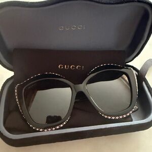 Gucci cat eye crystal sunglasses GG0118S